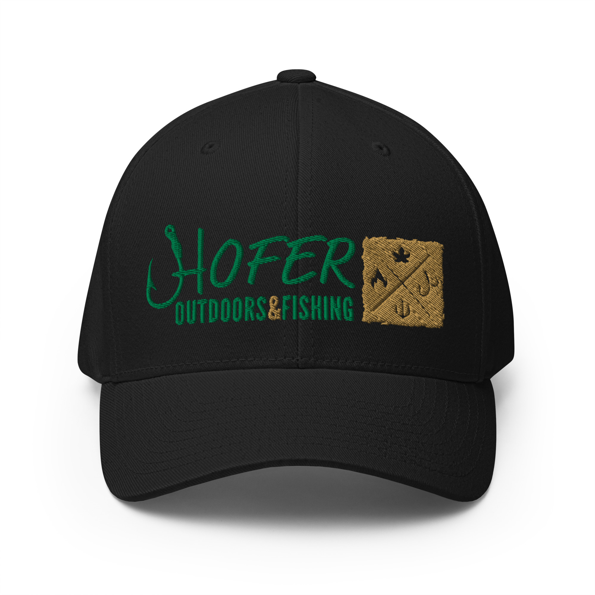 Structured Twill Green/Gold Logo